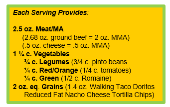 Cheeseburger Nachos with Walking Taco DORITOS® Reduced Fat Nacho Cheese Flavored Tortilla Chips.png