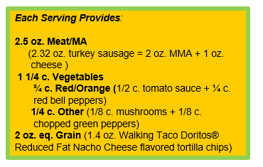 Pizza Supreme Nachos with Walking Taco DORITOS® Reduced Fat Nacho Cheese Flavored Tortilla Chips.png 