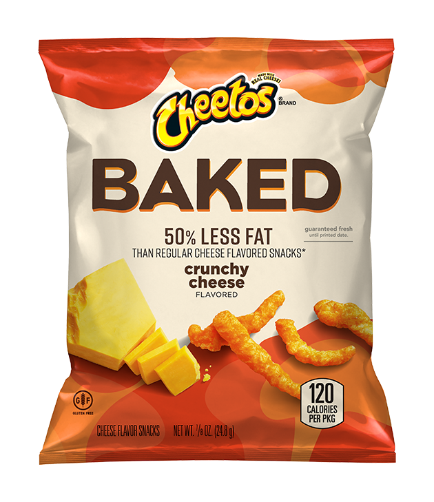 CHEETOS® BAKED WHOLE GRAIN RICH CHEESE FLAVORED SNACKS – CRUNCHY - .875OZ