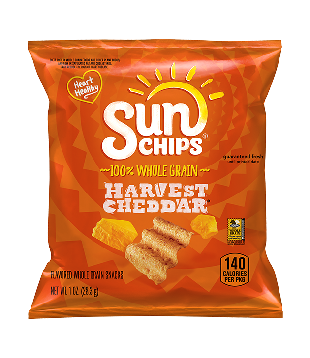 SunChips® Harvest Cheddar® Flavored Whole Grain Snacks - 1 oz.