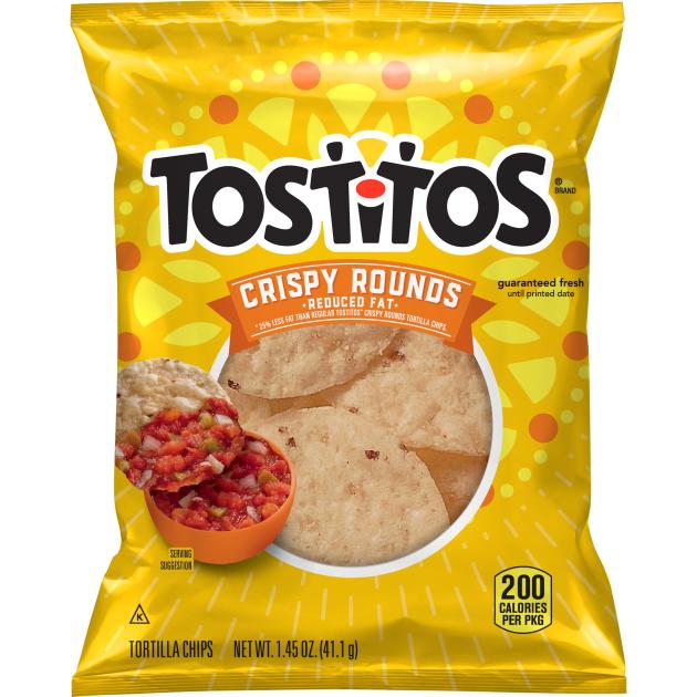 Tostitos® Reduced Fat Crispy Round Tortilla Chips 1.45oz